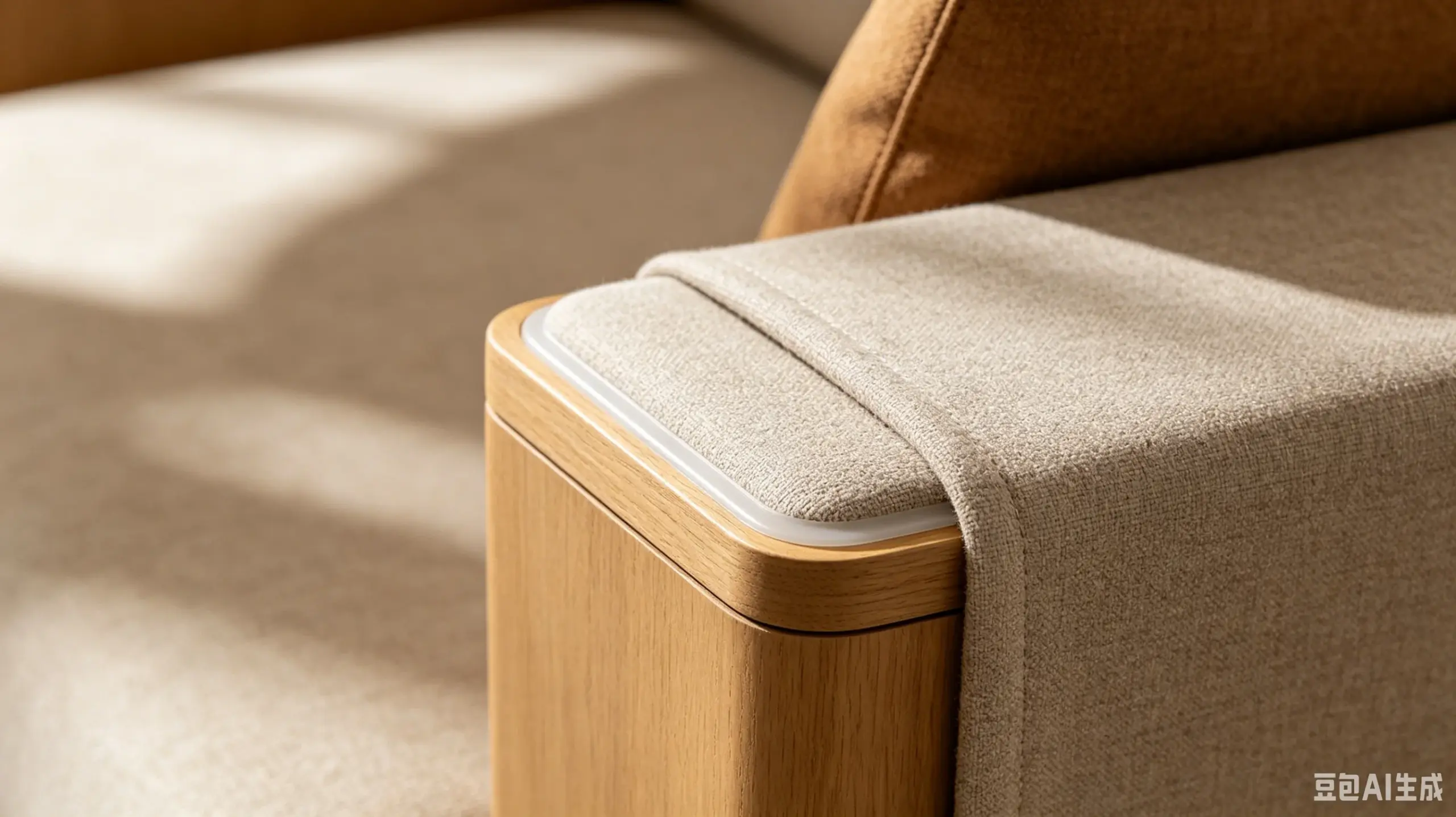 Fabric sofa lamination