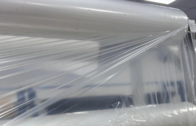 Adhesive peel strength testing laboratory.