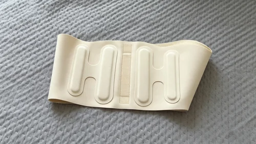 Steel support strip area fixed with XJU120 TPU hot melt adhesive film and high frequency welding