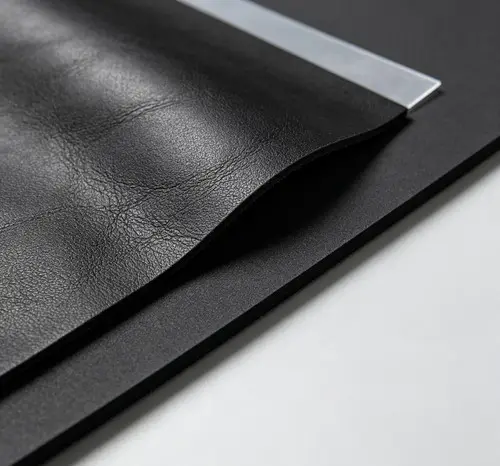 leather to rubber or other materials